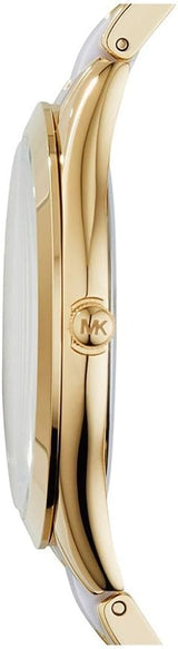 Michael Kors Slim Runway Quartz White Dial Two Tone Steel Strap Watch For Women - MK4295 Buy Now By Michael Kors