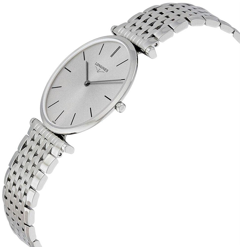 Shop Longines La Grande Classique De Longines Silver Dial Silver Steel Strap Watch for Women - L4.755.4.72.6 in USA