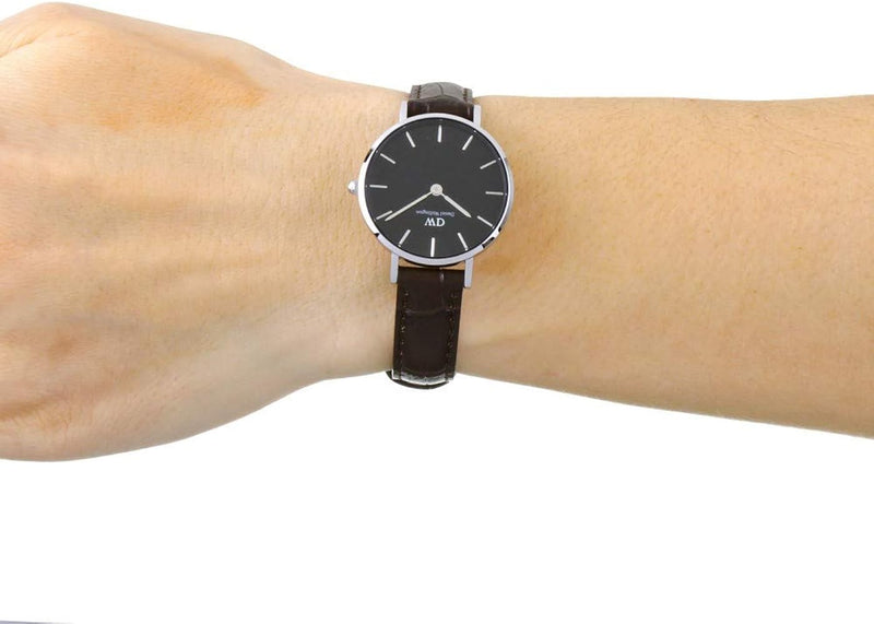 Daniel Wellington Classic Petite York Black Dial Brown Leather Strap Watch For Women - DW00100238 Buy Now By Daniel Wellington