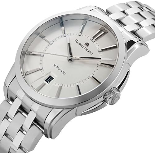 Maurice Lacroix Pontos Date Automatic Silver Dial Silver Steel Strap Watch For Men - PT6148-SS002-130 Buy Now By Maurice Lacroix