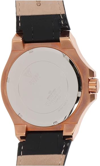 Guess Force Analog Black Dial Black Leather Strap Watch For Men - W0674G6 Buy Now By Guess