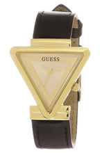 Guess Fame Quartz Gold Dial Black Leather Strap Watch For Women - GW0548L3 Buy Now By Guess