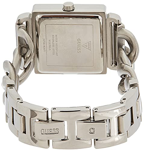 Shop Guess Vanity Silver Dial Silver Steel Strap Watch for Women - W1029L1 in USA