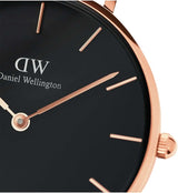 Daniel Wellington Petite St Mawes Black Dial Brown Leather Strap Watch For Women - DW00100169 Buy Now By Daniel Wellington