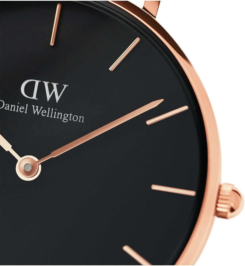 Daniel Wellington Petite St Mawes Black Dial Brown Leather Strap Watch For Women - DW00100169 Buy Now By Daniel Wellington