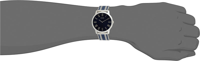 Guess Richmond Blue Dial Two Tone Mesh Bracelet Watch for Men - W1179G1 Buy Now By Guess
