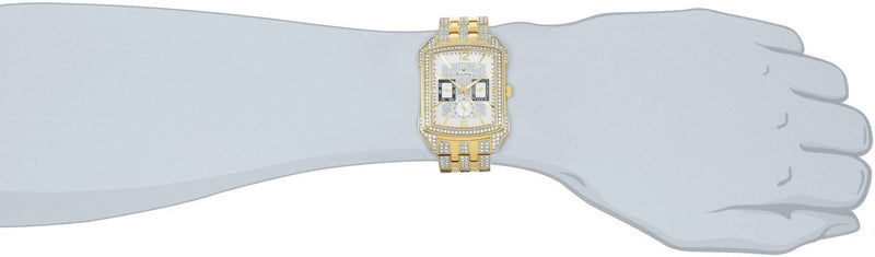 Bulova Crystal Chronograph White Dial Two Tone Steel Strap Watch for Men - 98C109 Buy Now By Bulova