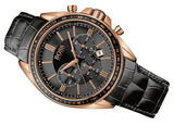 Hugo Boss Driver Black Dial Black Leather Strap Watch for Men - 1513092 Buy Now By Hugo Boss