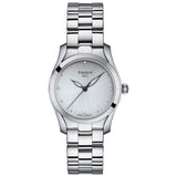 Tissot T Wave Diamonds White Dial Silver Steel Strap Watch For Women - T112.210.11.036.00