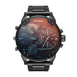 Diesel Mr Daddy 2.0 Chronograph Black Dial Black Steel Strap Watch For Men - DZ7395 Buy Now By Diesel