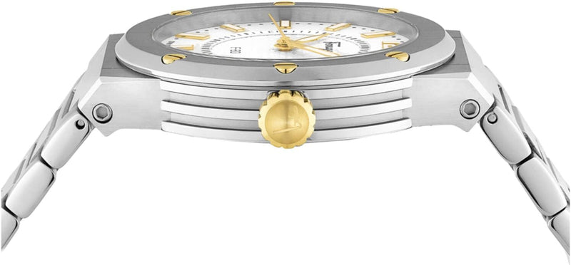 Salvatore Ferragamo F-80 Classic Silver Dial Silver Steel Strap Watch for Men - SFHY02922 Buy Now By Salvatore Ferragamo