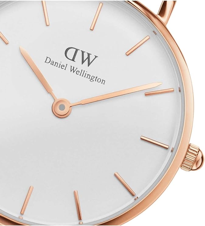 Daniel Wellington Classic Petite Sheffield White Dial Black Leather Strap Watch For Women - DW00100230 Buy Now By Daniel Wellington