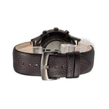 Emporio Armani Sportivo Chronograph Black Dial Brown Leather Strap Watch For Men - AR2462