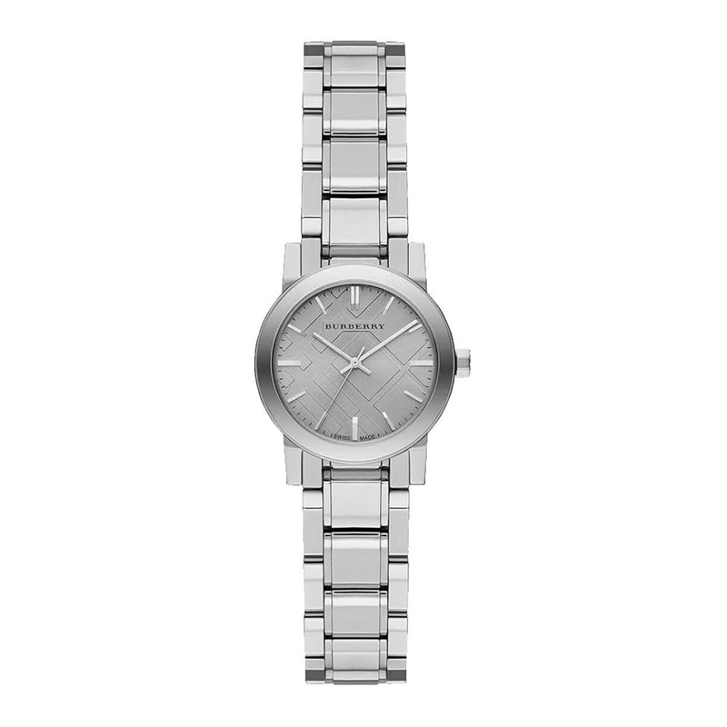 Burberry The City Diamonds Silver Dial Silver Steel Strap Watch for Women - BU9229 Buy Now By Burberry