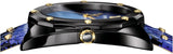 Versace Shadov Quartz Black Dial Blue Leather Strap Watch for Men - VEBM00418 Buy Now By Versace