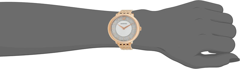 Swarovski Crystalline Chic Analog Silver Dial Rose Gold Steel Strap Watch for Women - 5544590 Buy Now By Swarovski