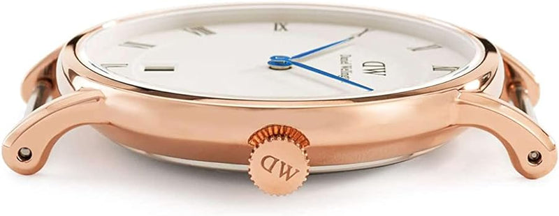 Daniel Wellington Dapper Sheffield White Dial Black Leather Strap Watch For Men - DW00100092 Buy Now By Daniel Wellington