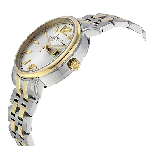 Marc Jacobs Fergus Silver Dial Two Tone Steel Strap Watch for Women - MBM3426 Buy Now By Marc Jacobs
