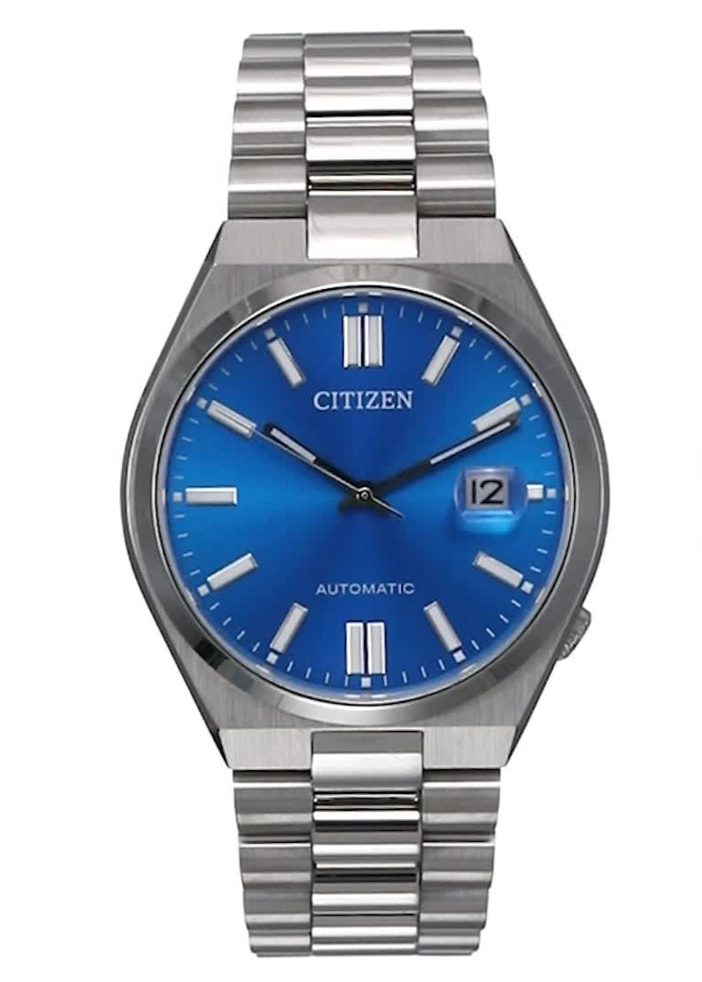 Citizen x Pantone Automatic Blue Dial Silver Steel Strap Watch For Men - NJ0158-89L Buy Now By Citizen