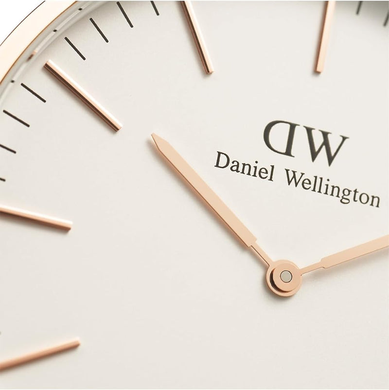 Shop Daniel Wellington Classic Glasgow White Dial Two Tone NATO Strap Watch for Men - DW00100004 in USA