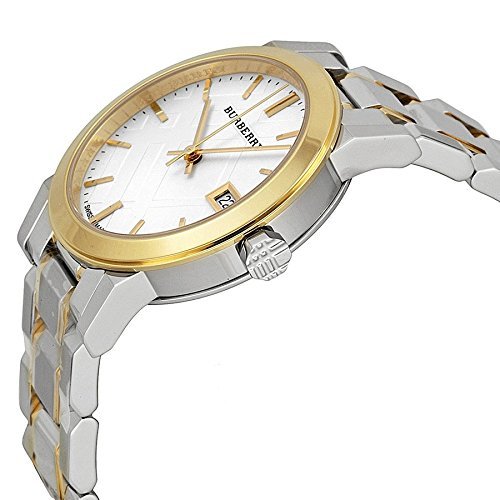Burberry The City White Dial Two Tone Steel Strap Watch for Women - BU9115 Buy Now By Burberry