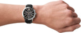 Emporio Armani Giovanni Analog Black Dial Black Leather Strap Watch For Men - AR11431 Buy Now By Emporio Armani