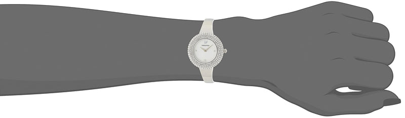 Shop Swarovski Crystal Rose Silver Dial Silver Steel Strap Watch for Women - 5483853 in USA