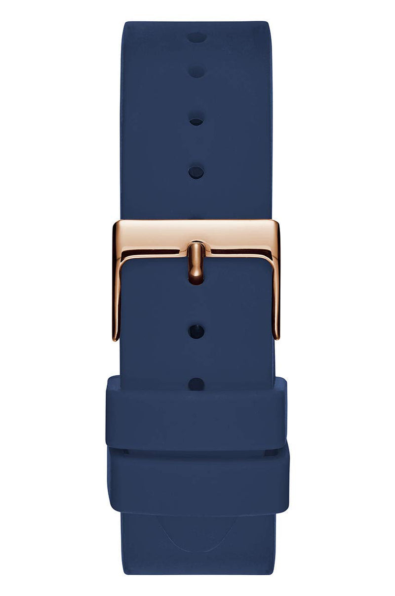 Guess G Twist White Dial Blue Silicone Strap Watch For Women - W0911L6 Buy Now By Guess