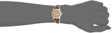 Burberry Heritage Nova Gold Dial Haymarket Red Leather Strap Watch for Women - BU9111 Buy Now By Burberry