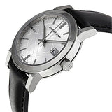 Burberry The City Silver Dial Black Leather Strap Watch for Women - BU9106 Buy Now By Burberry