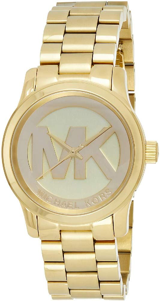 Michael Kors Runway Gold Dial Gold Steel Strap Watch for Women - MK5786 Buy Now By Michael Kors