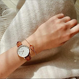 Daniel Wellington Classic Petite St Mawes White Dial Brown Leather Strap Watch For Women - DW00100231 Buy Now By Daniel Wellington