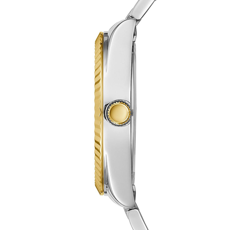 Guess Luna Quartz Green Dial Two Tone Steel Strap Watch For Women - GW0308L5 Buy Now By Guess