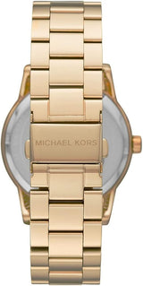 Michael Kors Ritz Pave Crystals Gold Dial Gold Steel Strap Watch for Women - MK6862 Buy Now By Michael Kors