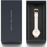 Daniel Wellington Petite White Dial White Leather Strap Watch For Women - DW00100249 Buy Now By Daniel Wellington