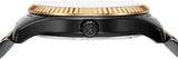 Michael Kors Lexington Quartz Black Dial Two Tone Steel Strap Watch For Men - MK8948 Buy Now By Michael Kors