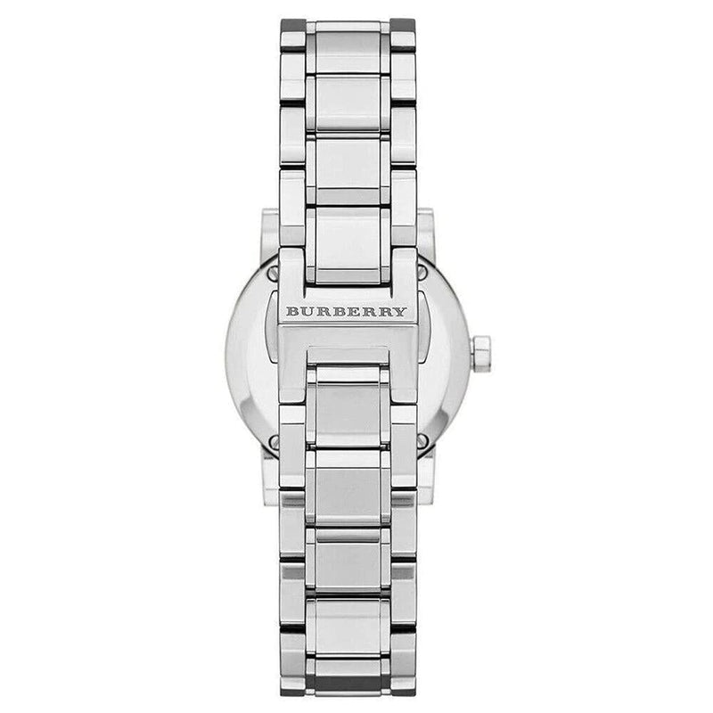 Burberry The City Diamonds Pink Dial Silver Steel Strap Watch for Women - BU9231 Buy Now By Burberry