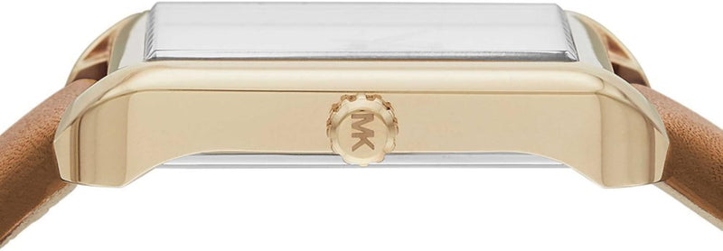 Michael Kors Lake White Dial Brown Leather Strap Watch For Women - MK2584 Buy Now By Michael Kors
