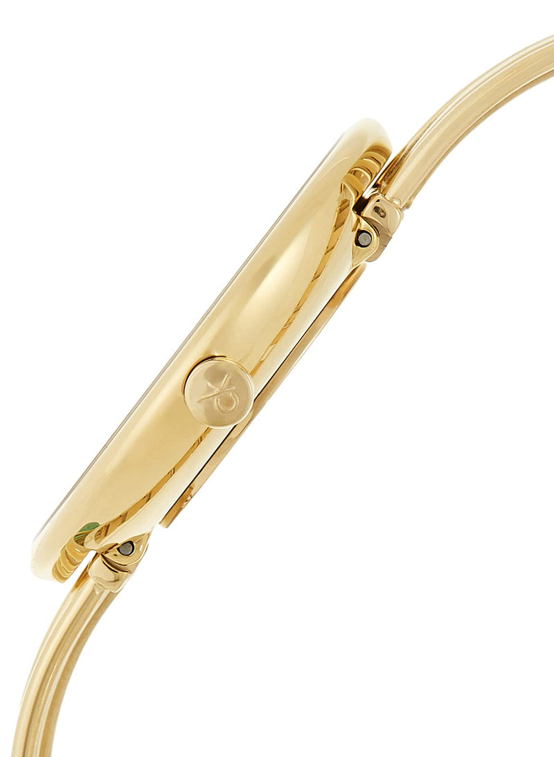 Calvin Klein Drift Silver Dial Gold Steel Strap Watch for Women - K6S2N516 Buy Now By Calvin Klein