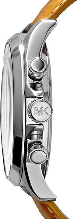 Michael Kors Gage Chronograph Quartz Black Dial Brown Leather Strap Watch For Men - MK8333 Buy Now By Michael Kors