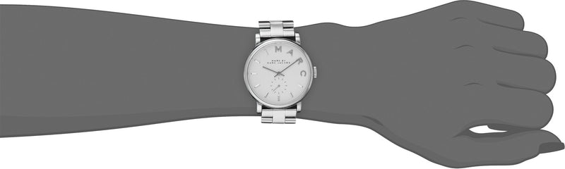 Marc Jacobs Baker White Dial Silver Steel Strap Watch for Women - MBM3242 Buy Now By Marc Jacobs