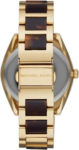 Michael Kors Janelle Three-Hand Gold Dial Two Tone Steel Strap Watch For Women - MK7136 Buy Now By Michael Kors