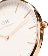 Daniel Wellington Classic Dover White Dial White Nylon Strap Watch For Women - DW00100309 Buy Now By Daniel Wellington