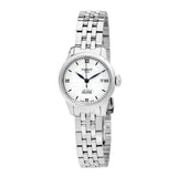 Tissot Le Locle Automatic Double Happiness Lady Silver Dial Silver Steel Strap Watch For Women - T41.1.183.35