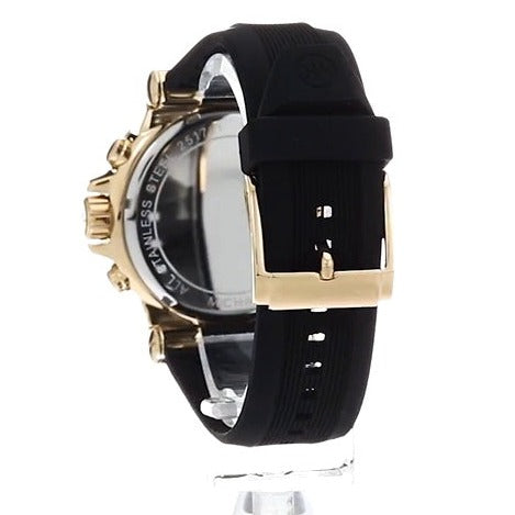 Michael Kors Dylan Chronograph Black Dial Black Rubber Strap Watch For Women - MK8556 Buy Now By Michael Kors