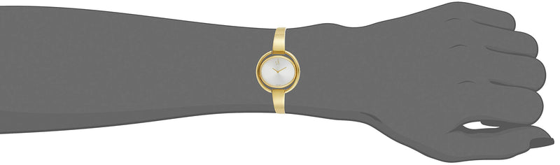 Calvin Klein Impetuous White Dial Gold Steel Strap Watch for Women - K4F2N516 Buy Now By Calvin Klein