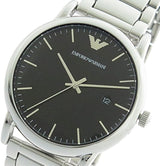 Emporio Armani Luigi Quartz Black Dial Silver Steel Strap Watch For Men - AR2499 Buy Now By Emporio Armani