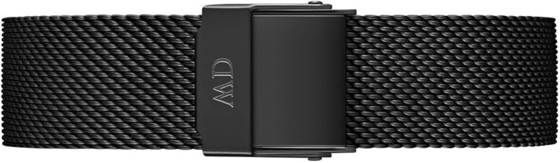Daniel Wellington Petite Ashfield Black Dial Black Mesh Strap Watch For Women - DW00100246 Buy Now By Daniel Wellington