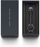 Daniel Wellington Classic Petite Reading Black Dial Black Leather Strap Watch For Women - DW00100235 Buy Now By Daniel Wellington
