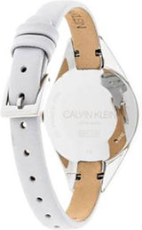 Calvin Klein Rebel White Dial White Leather Strap Watch for Women - K8P231L6 Buy Now By Calvin Klein